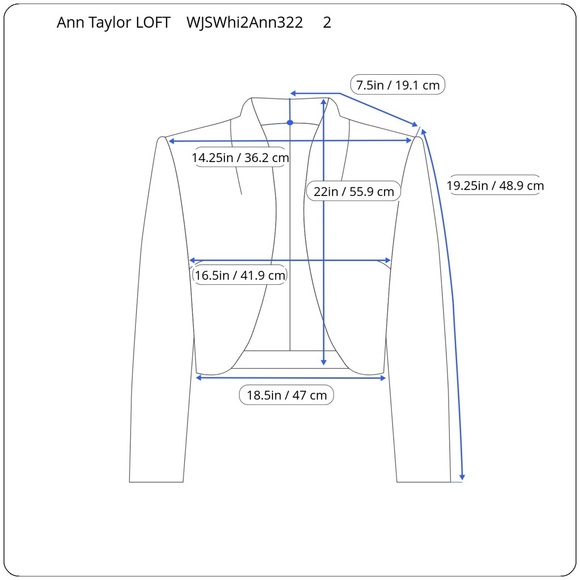 Ann Taylor LOFT Women’s Open Front Crop Blazer (Looks brand new!) - Picture 6 of 6